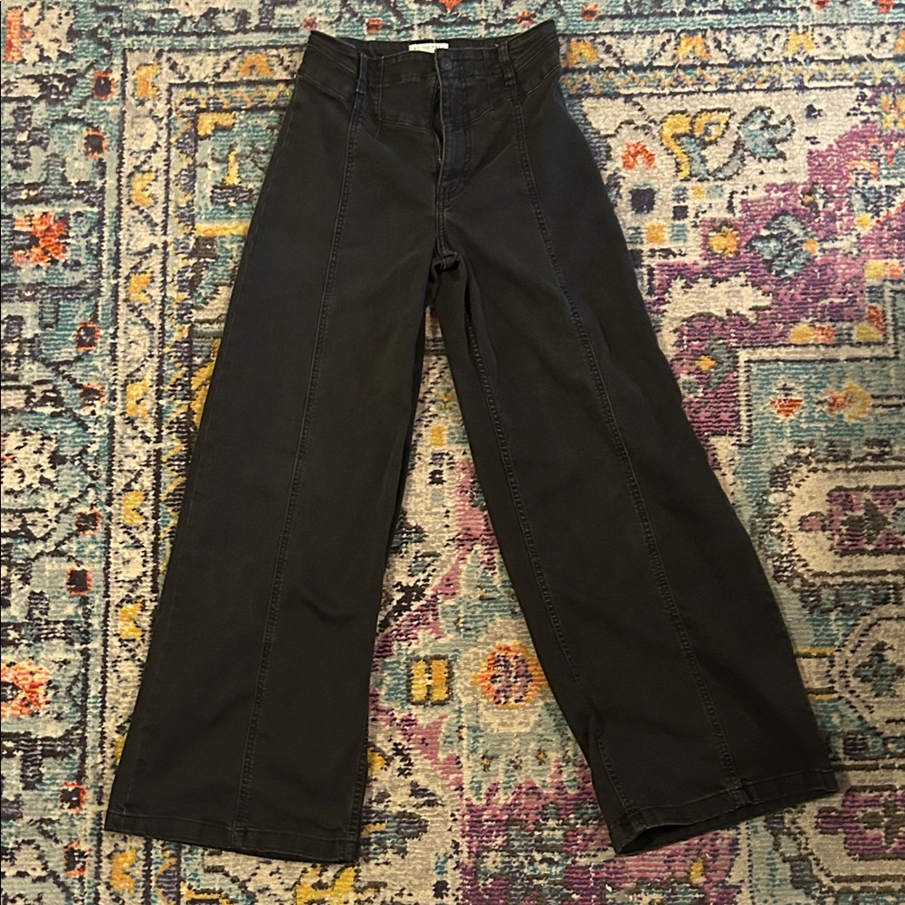 We The Free Black Flare & Wide Leg Jeans